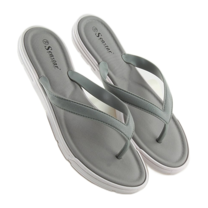 Grigio Infradito da donna CK41P Grigio 2