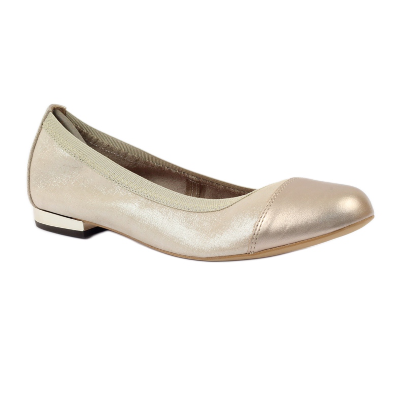 Ballerine da donna elastiche Gamis 1402 oro d'oro 1