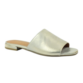 Eleganti ciabatte Badura 5155 oro d'oro 1