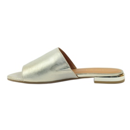 Eleganti ciabatte Badura 5155 oro d'oro 2