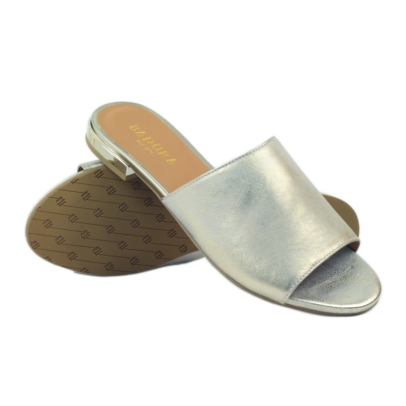 Eleganti ciabatte Badura 5155 oro d'oro 3