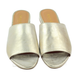 Eleganti ciabatte Badura 5155 oro d'oro 4