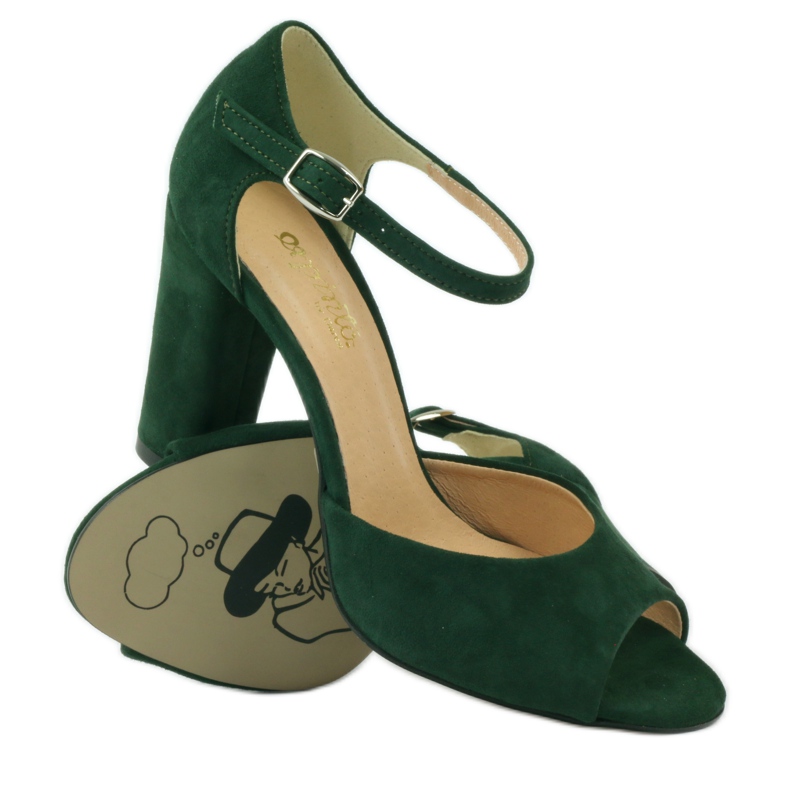 ESPINTO 246 sandali verdi verde rosso 3