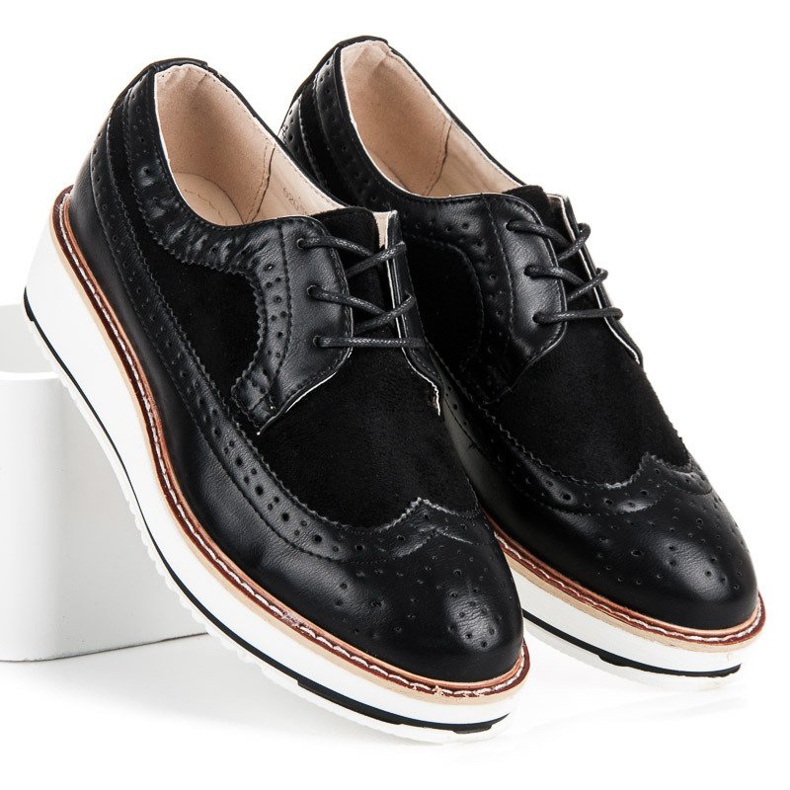 Super Me Scarpe stringate nere nero 1