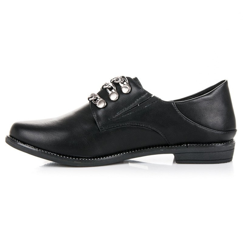 Anesia Paris Scarpe senza lacci nero 1