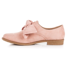 Bestelle Scarpe slip-on in camoscio rosa 1