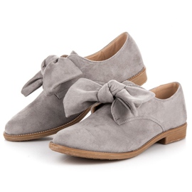 Bestelle Scarpe slip-on in camoscio grigio 2