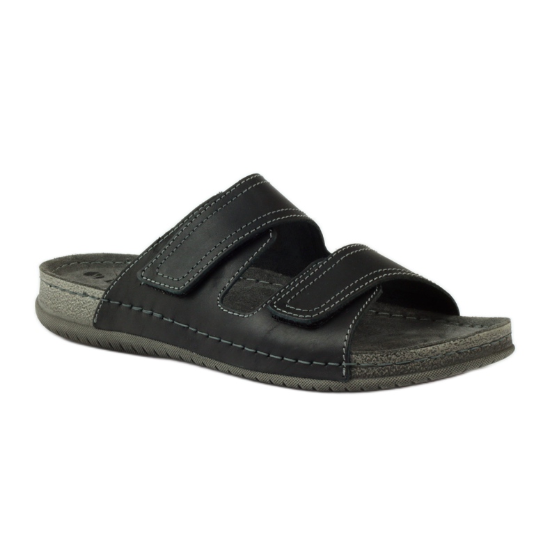 Inblu TH06 Infradito con chiusura in velcro nero 1