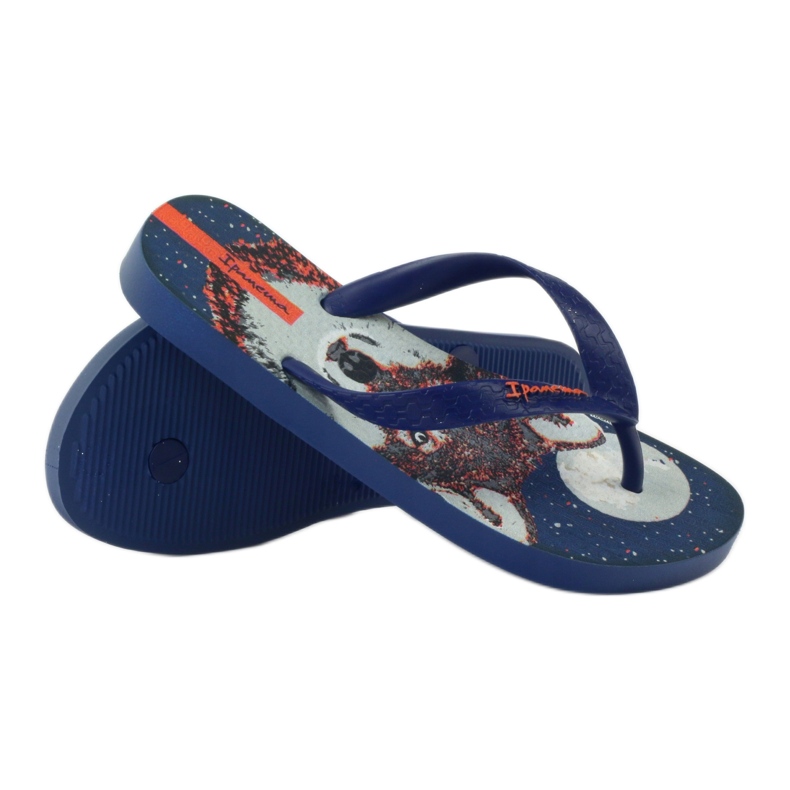 Ipanema Children's Flip -Flip con un blu blu lupo 3