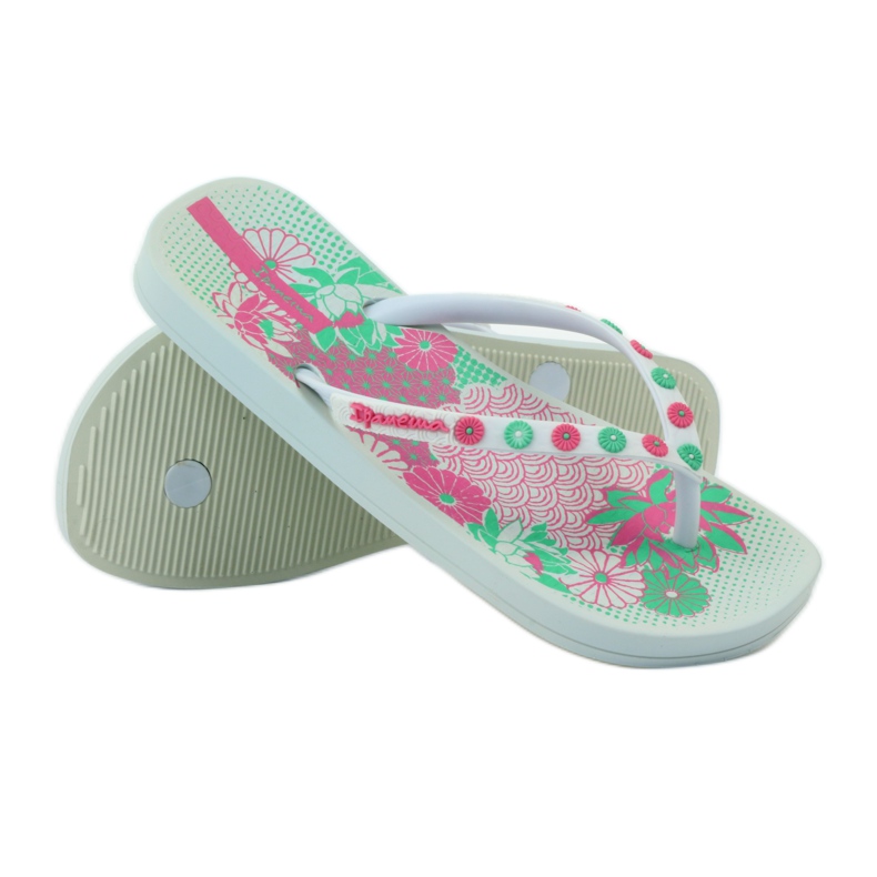 Ipanema 82387 infradito a fiori rosa verde bianco 3