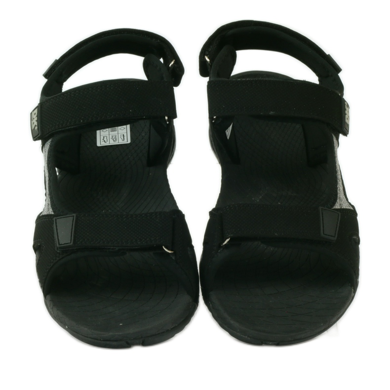 Sandali con velcro light EVA DK fondo nero grigio 4