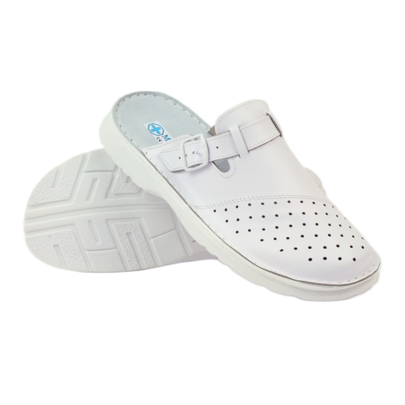 Sandali bianchi medici ortopedici bianco 3