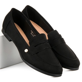 Sweet Shoes Mocassini slip-on neri nero 2