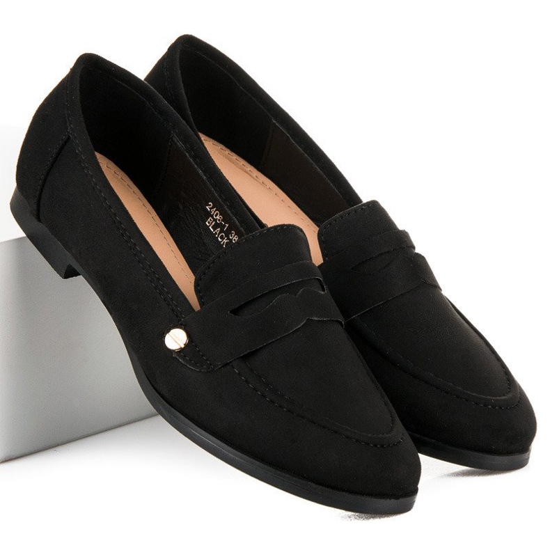 Sweet Shoes Mocassini slip-on neri nero 2