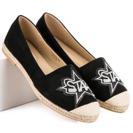 Sweet Shoes Espadrillas in camoscio nero 1