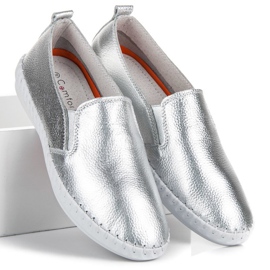 VINCEZA Slipons Argento grigio 1