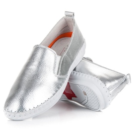 VINCEZA Slipons Argento grigio 2