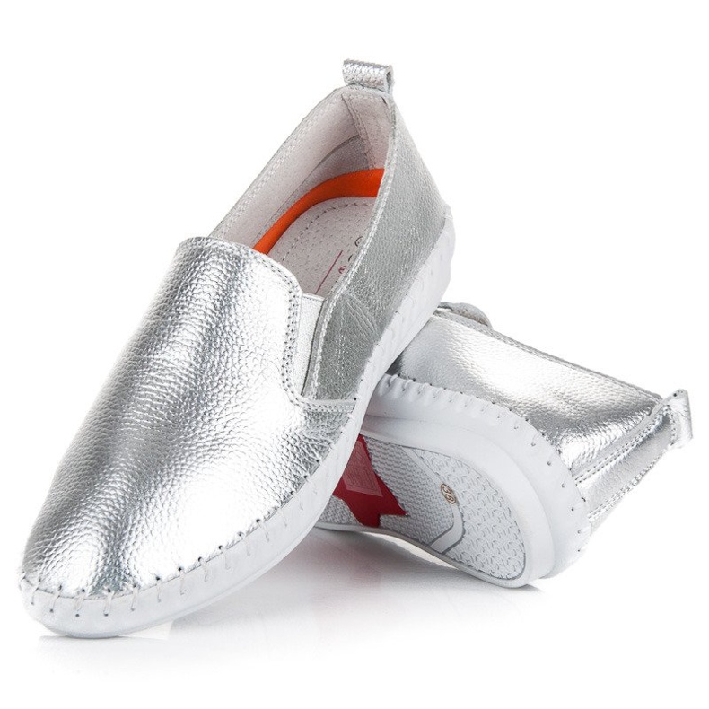 VINCEZA Slipons Argento grigio 2