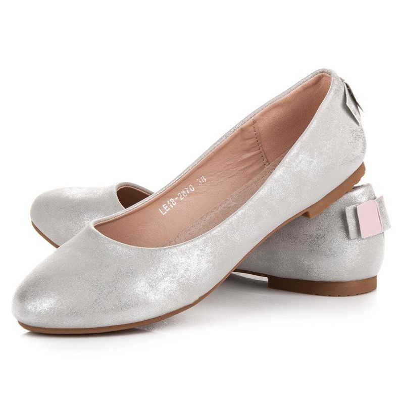Ballerine vinceza argento grigio 1