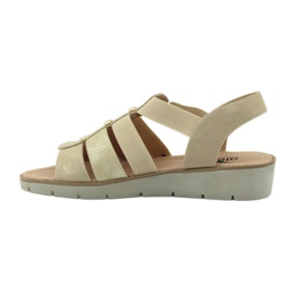 Sandali Aloeloe super comodi marrone giallo 2