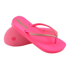 Infradito catena d'oro Ipanema 8238 rosa giallo 3