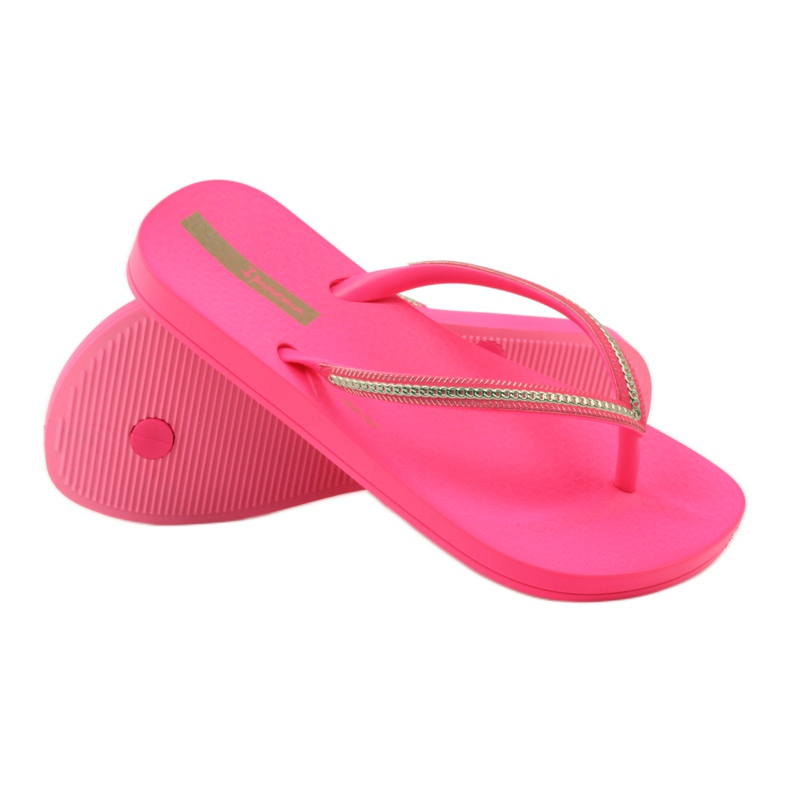 Infradito catena d'oro Ipanema 8238 rosa giallo 3