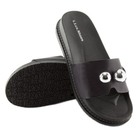 Pantofole nere da donna nere 1897 nere nero 1
