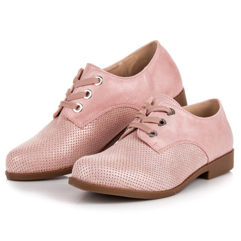 Renda Scarpe stringate alla moda rosa 2