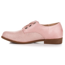 Renda Scarpe stringate alla moda rosa 1