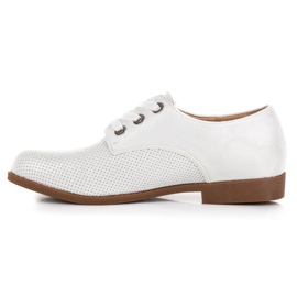 Renda Scarpe alla moda sulla rilegatura bianco 1