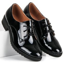 Lovery Eleganti scarpe laccate nero 1