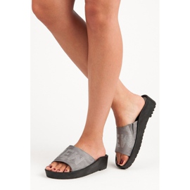 Ciabattine vinceza in camoscio grigio 2