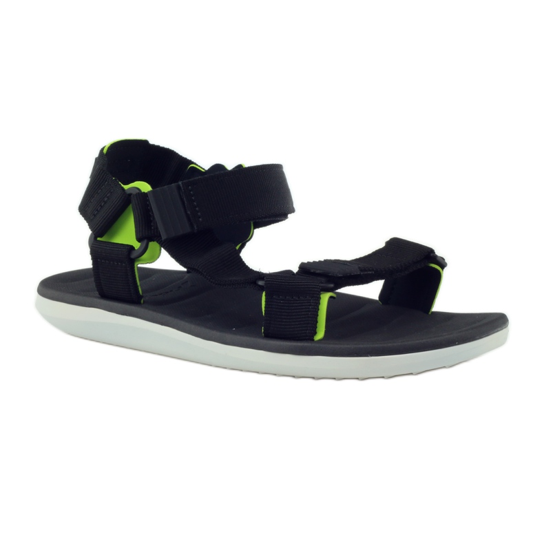 Sandali da uomo impermeabili Rider 82137 nero verde 1