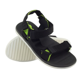 Sandali da uomo impermeabili Rider 82137 nero verde 3