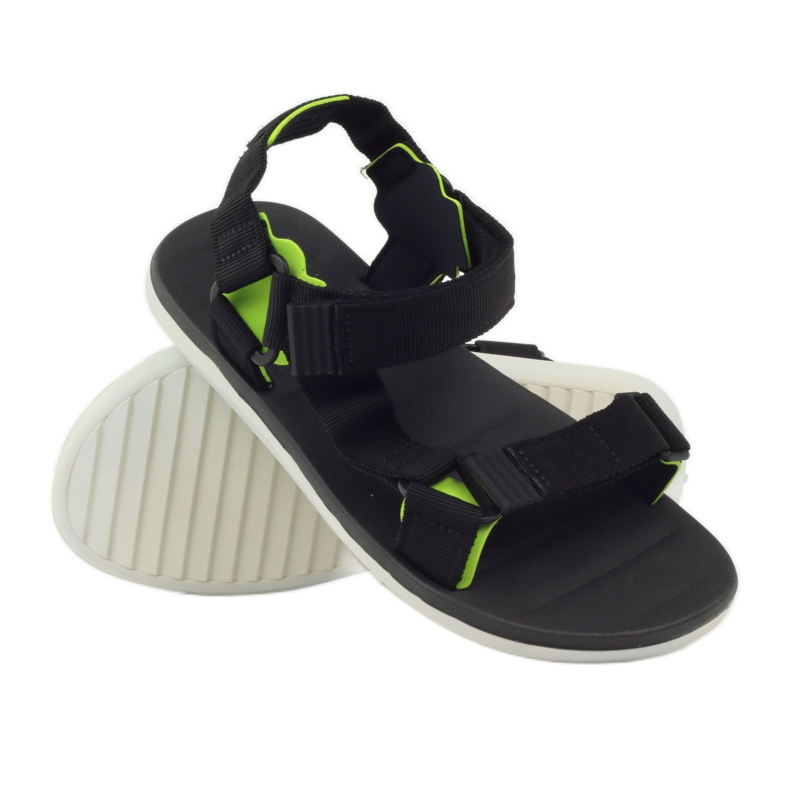 Sandali da uomo impermeabili Rider 82137 nero verde 3