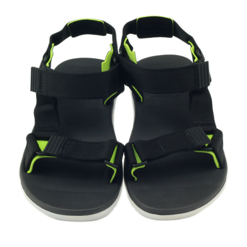 Sandali da uomo impermeabili Rider 82137 nero verde 4
