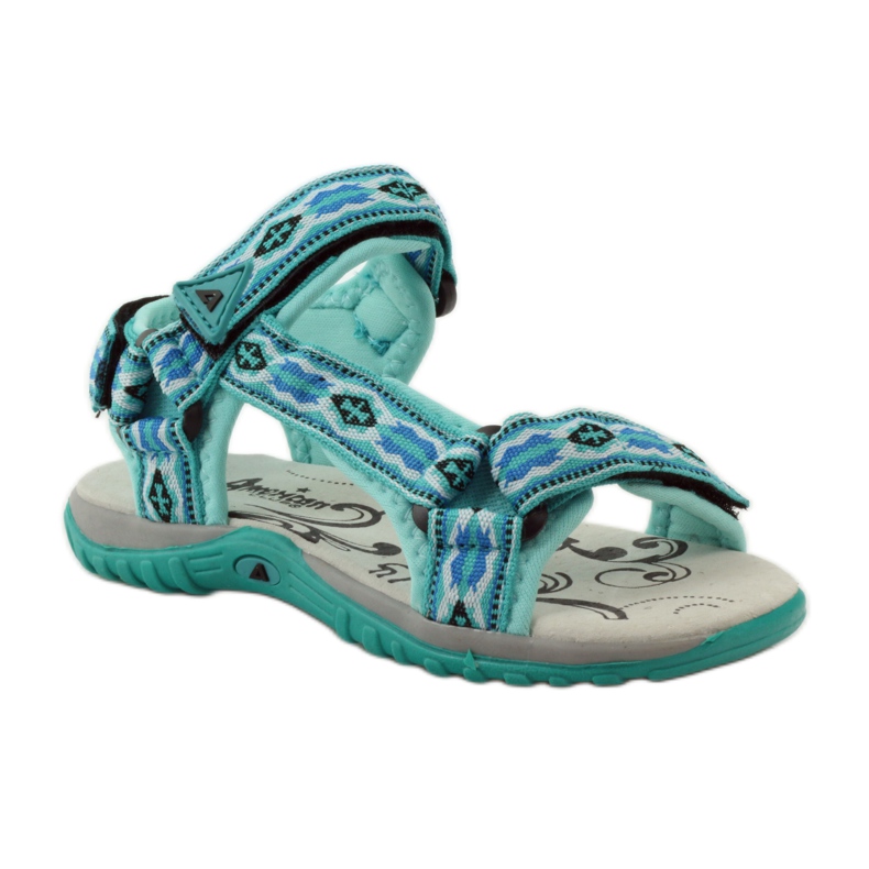 American Club Sandali con inserto in pelle americana 5268 multicolore 1