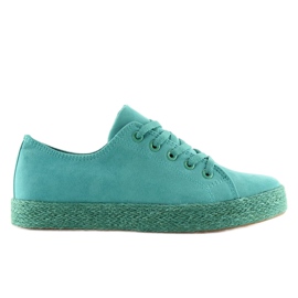 Espadrillas full color turchese K1830201 Azul verde 2