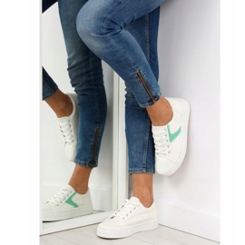 Sneakers bianche con suola alta K1831401 Blanco bianco 1
