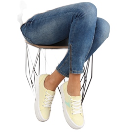 Giallo K1831401 Sneakers Amarillo con suola alta 2