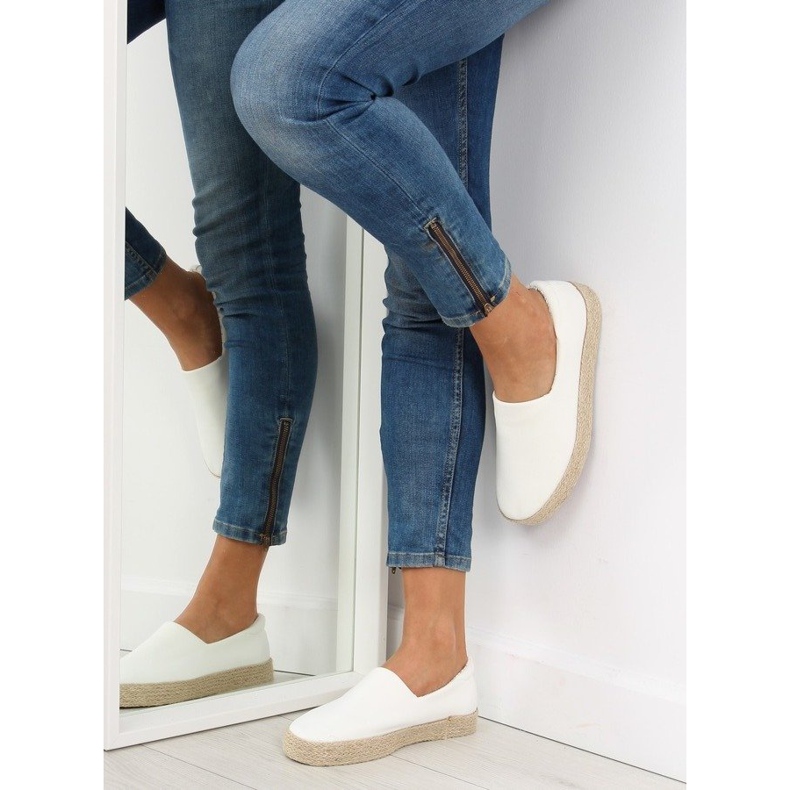 Espadrillas slip-on bianche k1833801 blanco bianco 2