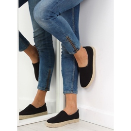 Espadrillas slip-on nere k1833801 negro nero 2
