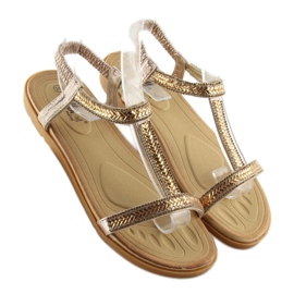Sandali da donna oro FM5035 LT.GOLD d'oro 2