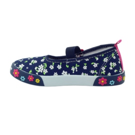 American Club Sneaker americane con soletta in pelle blu navy 2