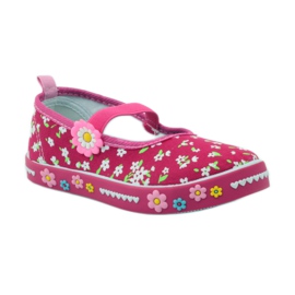 American Club Sneaker americane con soletta in pelle rosa 1