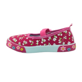 American Club Sneaker americane con soletta in pelle rosa 2