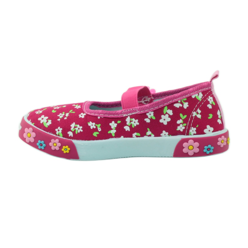American Club Sneaker americane con soletta in pelle rosa 2