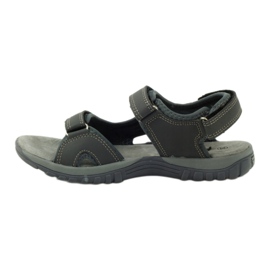 American Club Sandali con inserto in pelle americana 6201 grigio 2