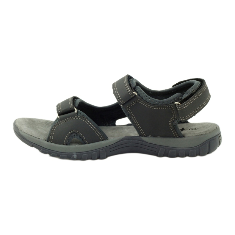 American Club Sandali con inserto in pelle americana 6201 grigio 2