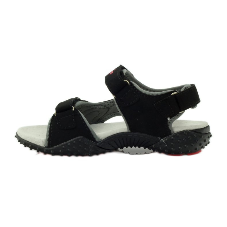 American Club Sandali con inserto in pelle americana 5267 nero 2